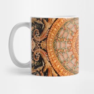 Vintage Decorative Floral Carpet Pattern Mug